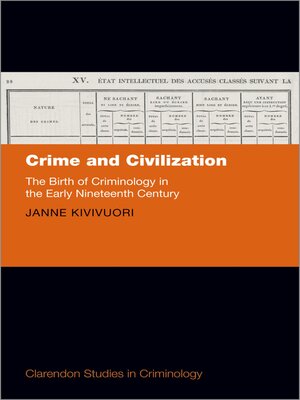 cover image of Crime and Civilization
